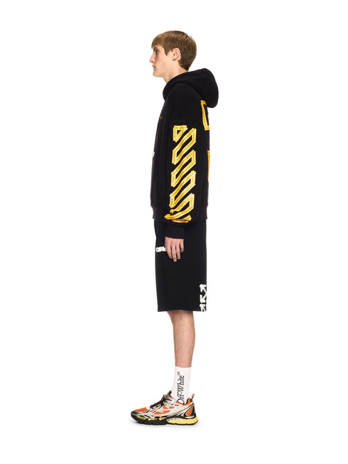 OFF WHITE Tape Arrow Skate Hoodie Mens Apparel